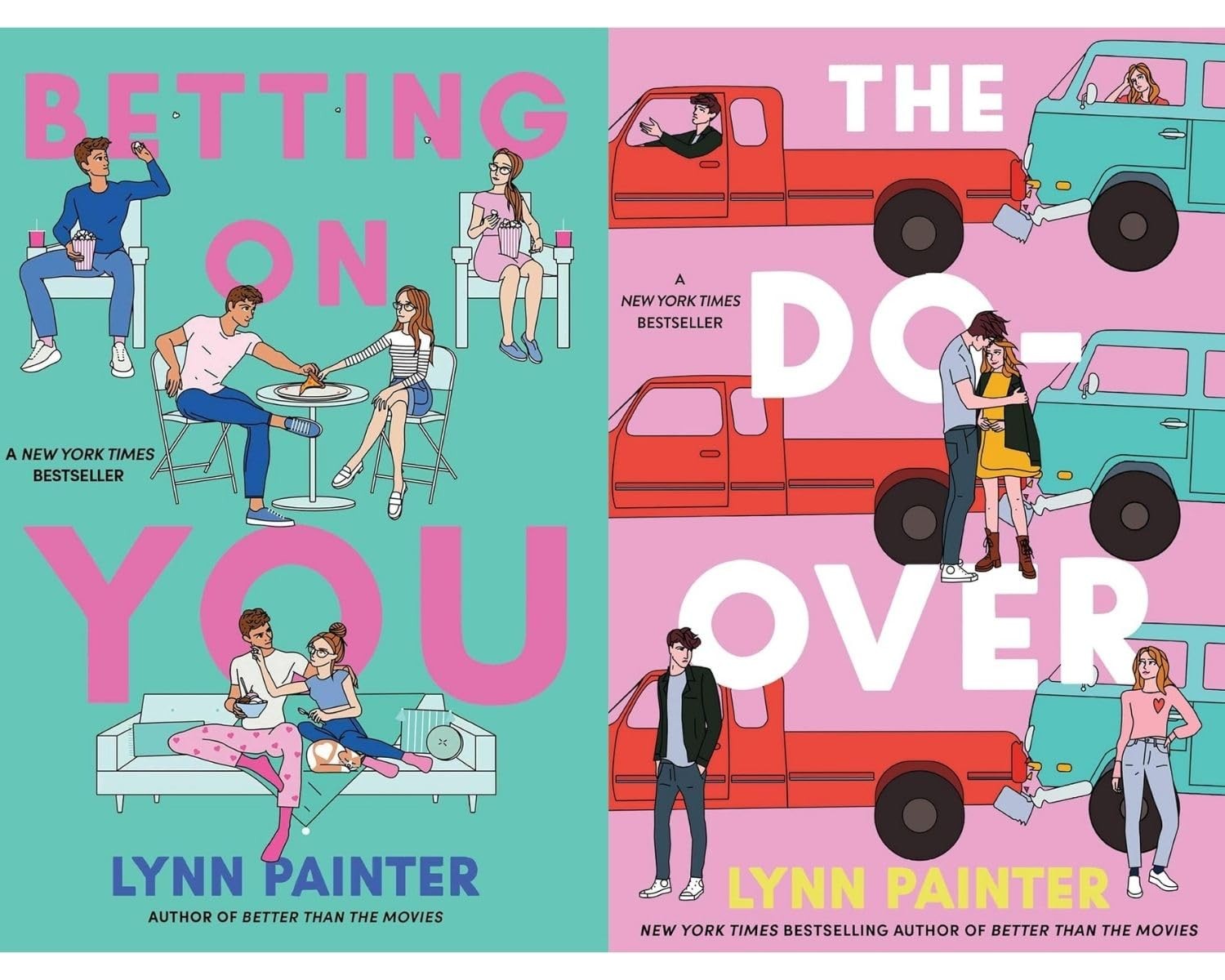 Lynn Painter 5 Books Collection Set Better Than the Movies, Nothing Like the Mo