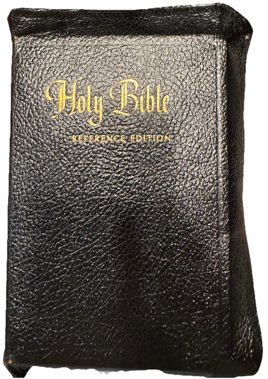 Vintage 1955 Holy Bible Reference Edition Indexed Family Bible Gilt Edges
