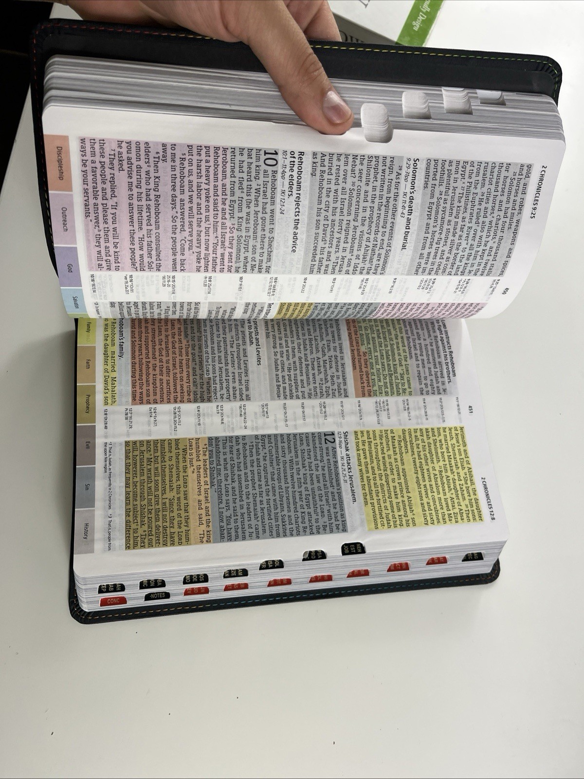 Holman Rainbow Study Bible NIV Edition: LeatherTouch Pierced Cross 2015