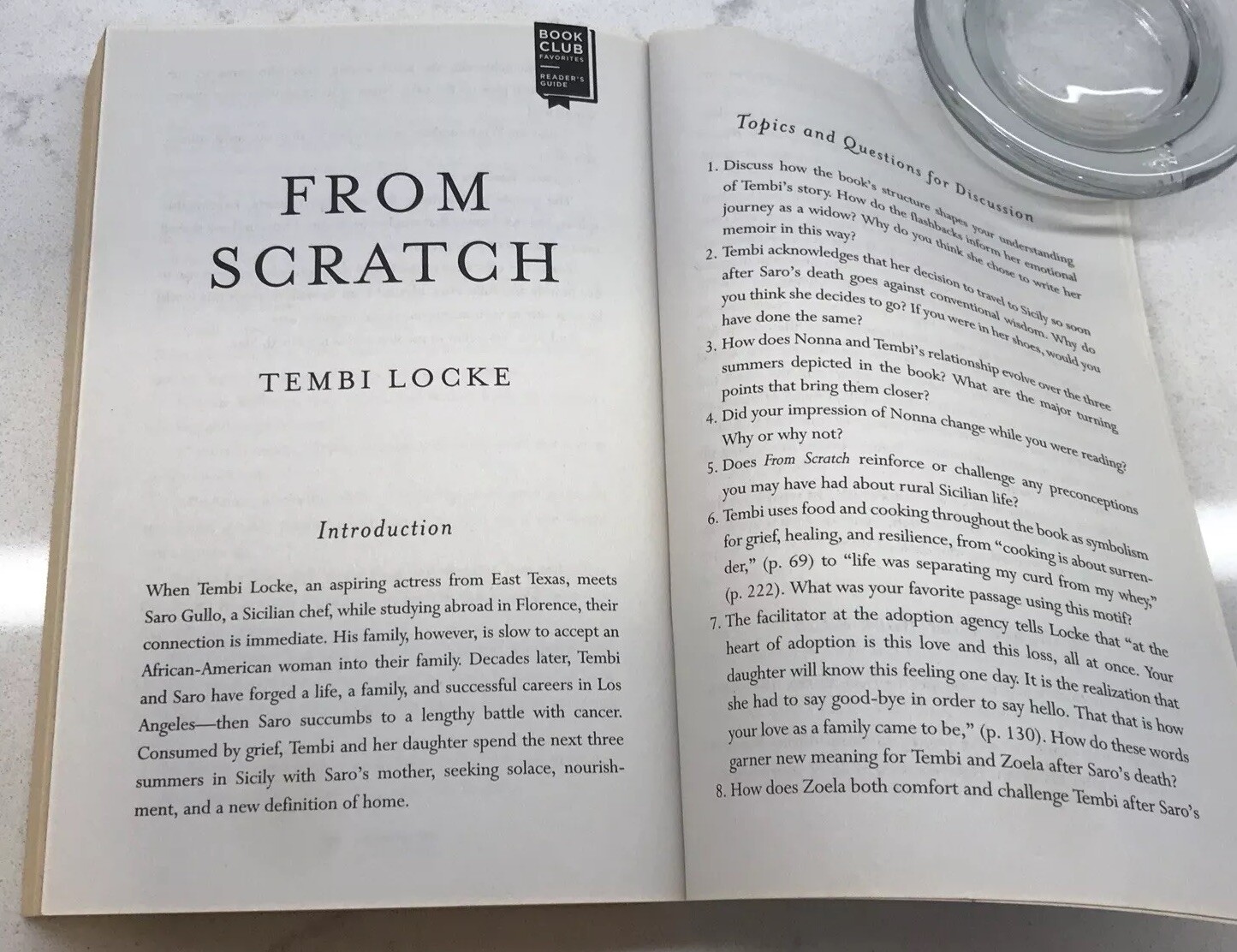 From Scratch by Tembi Locke Memoir of Love, Sicily, & Finding Home SIGNED PB