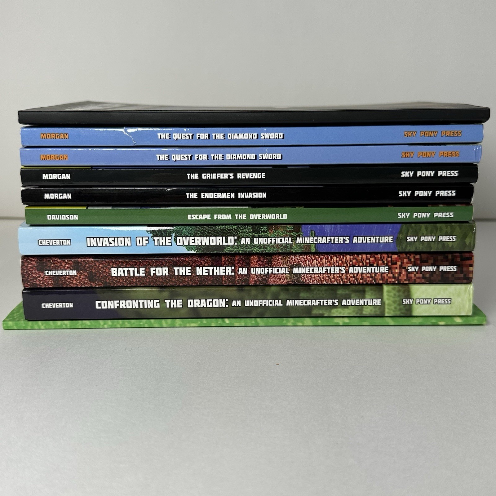 Minecraft Novels, Lot of 10 Books, Various Authors, Chapter Books, Good