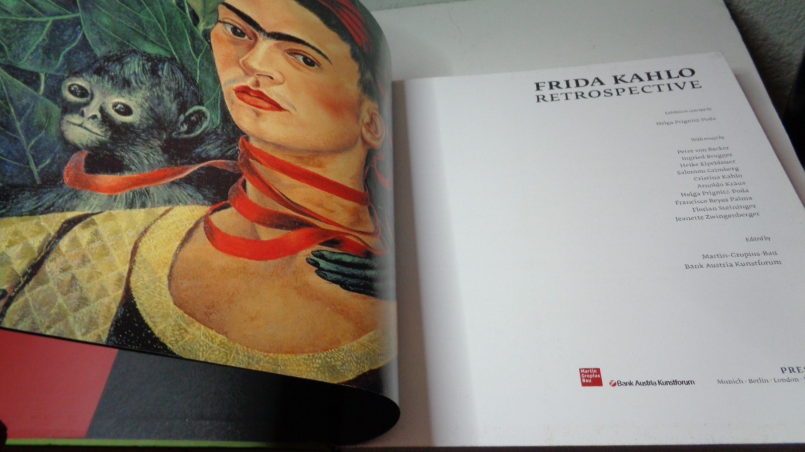 2010 Frida Kahlo Retrospective Tribute Hardback With Dust Jacket & 255 Pages