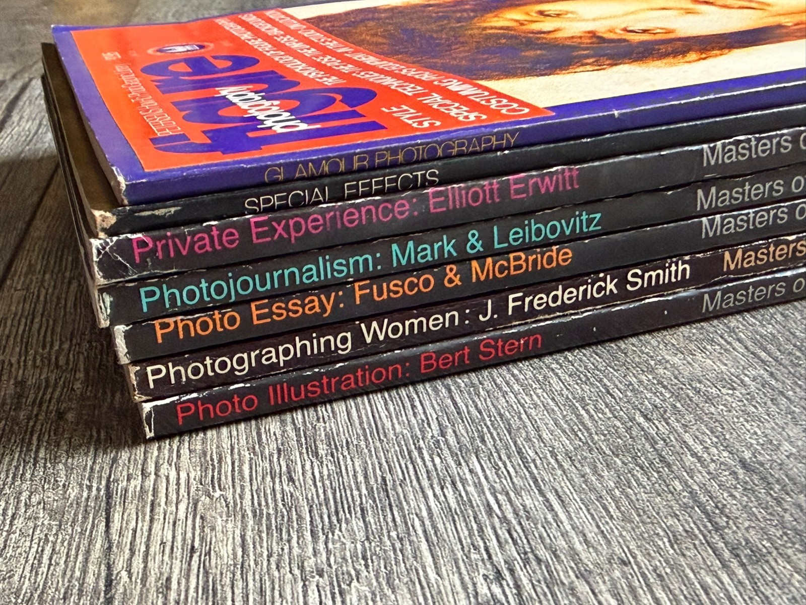 PETERSEN’S Masters Of Contemporary Photography Series Book Lot 7pc How To Guide