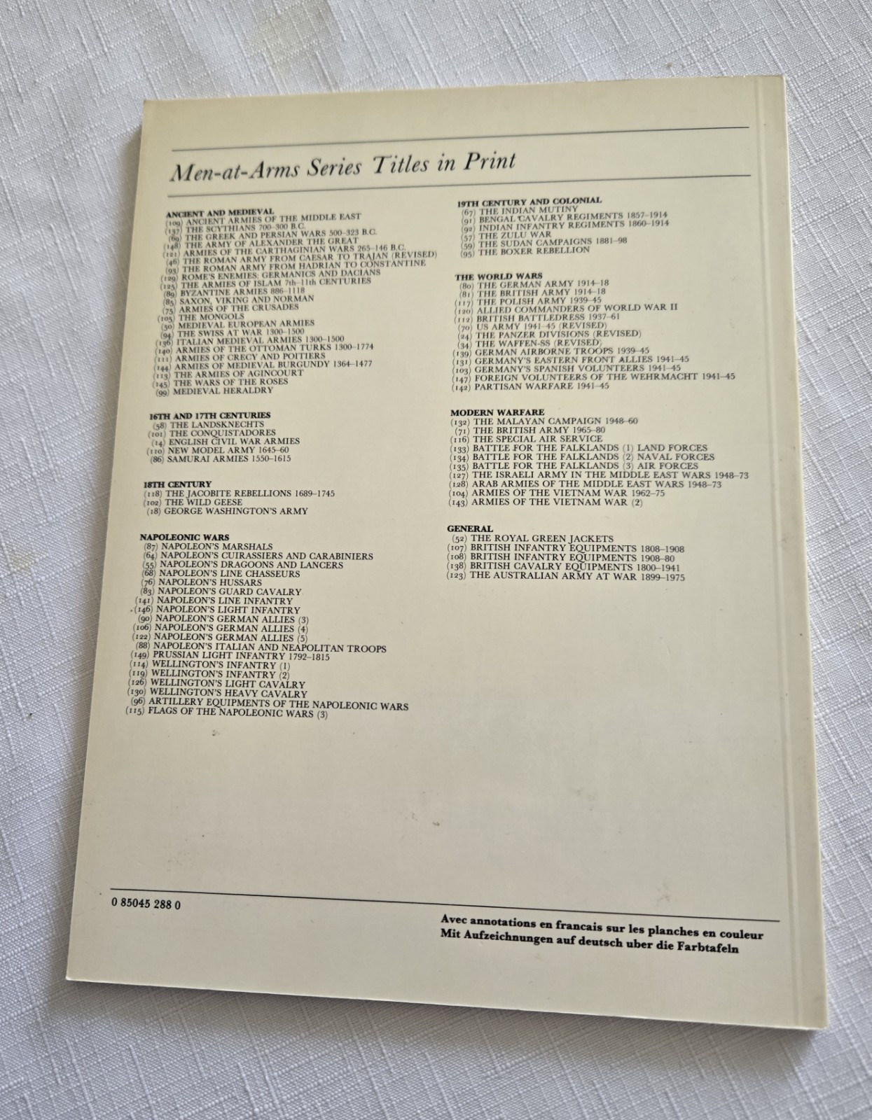 Osprey Men-At-Arms #83 Napoleon’s Guard Cavalry 1984