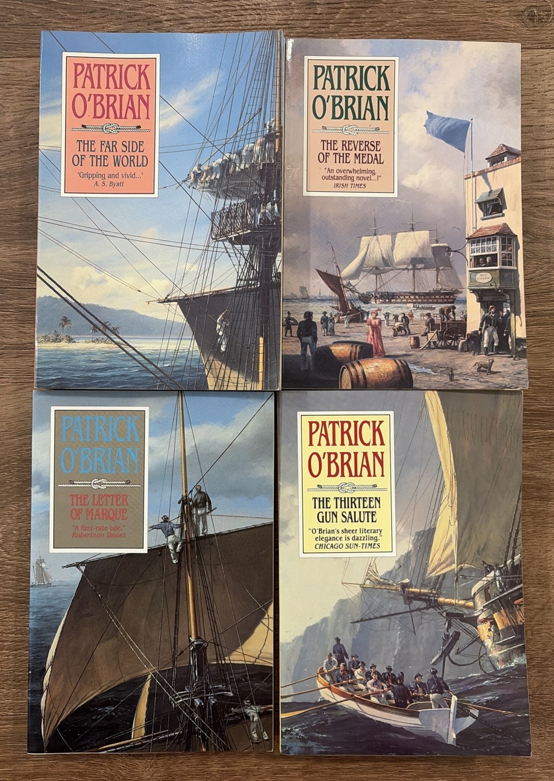 Patrick O’Brian Aubrey Maturin Series Lot 15 Matching Norton PB Books VG