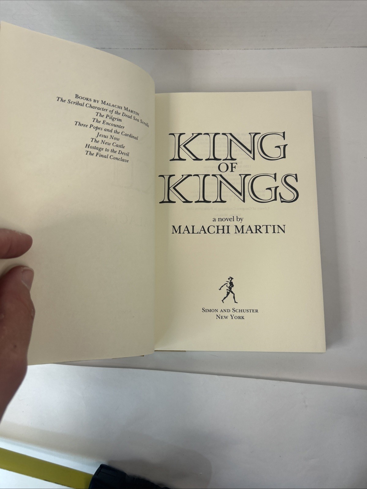 King of Kings : A Novel Of The Life Of David Hardcover Malachi Martin Read