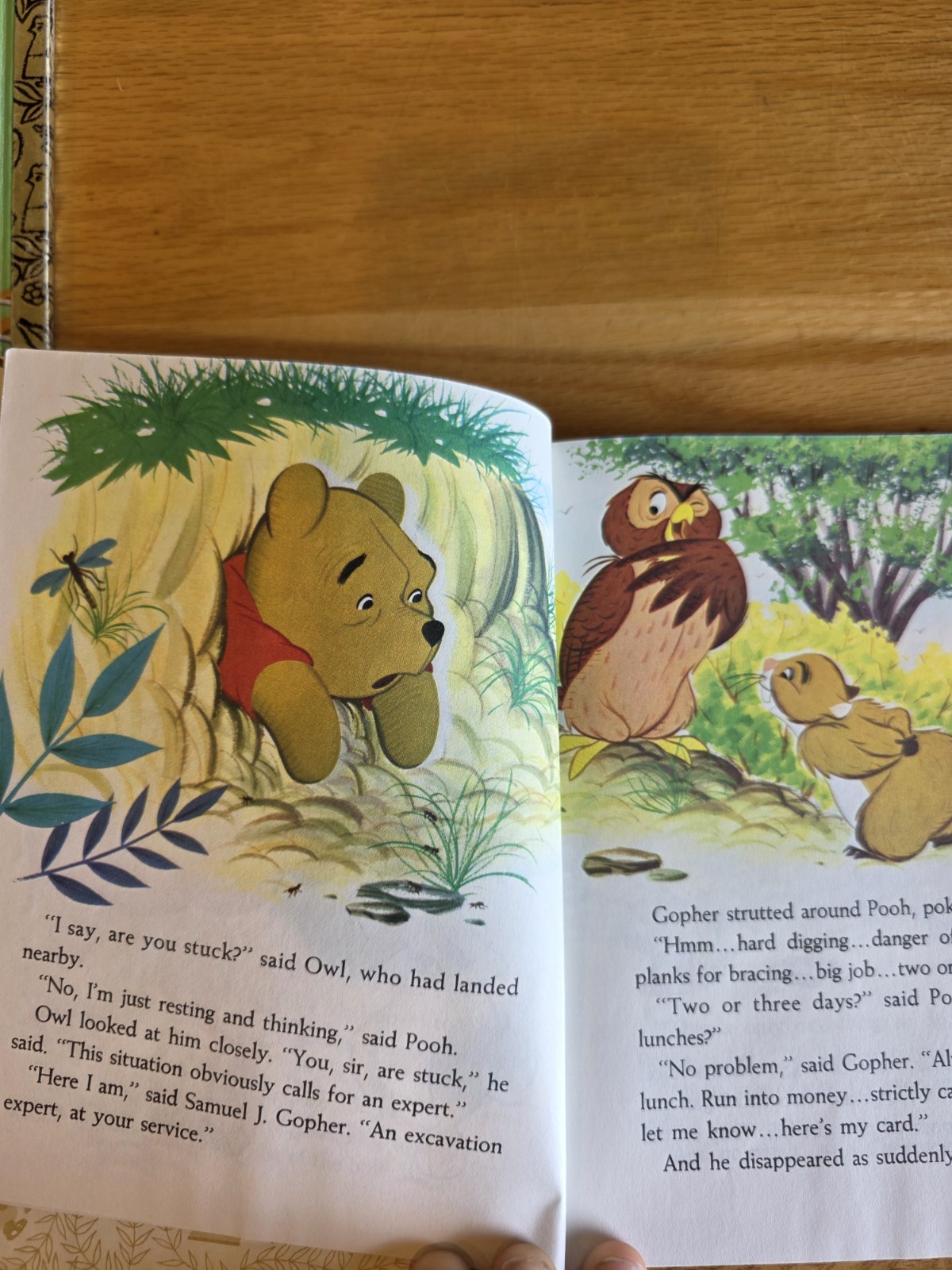 Lot of 3 Winnie-the-Pooh Little Golden Books Gopher Honey Tree Dragon Disney