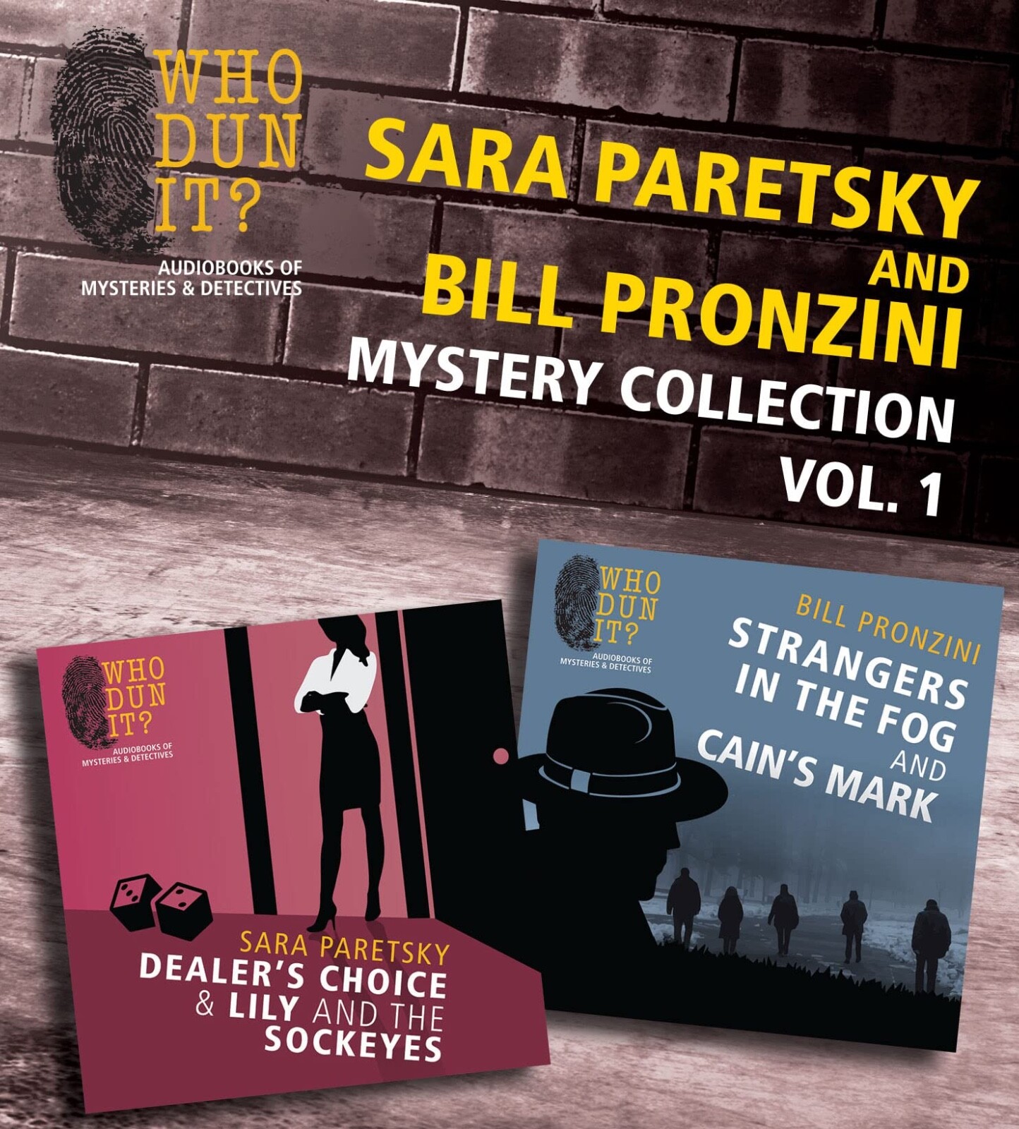 WHO DUN IT? Sara Paretsky & Bill Pronzini Mystery Collection Vol. 1 – AudioBook