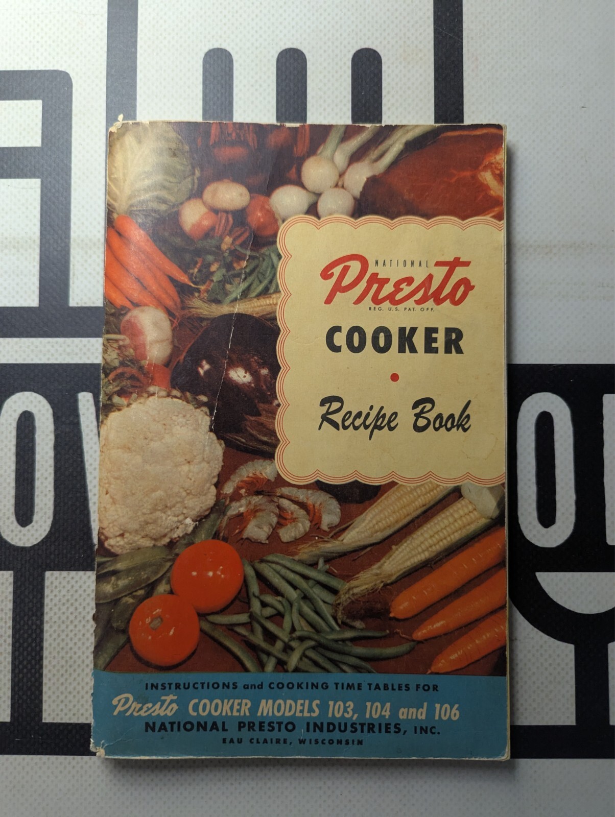 Presto Cooker Recipe Book Models 603, 604, 606 Instructions VTG 1953-127 pages