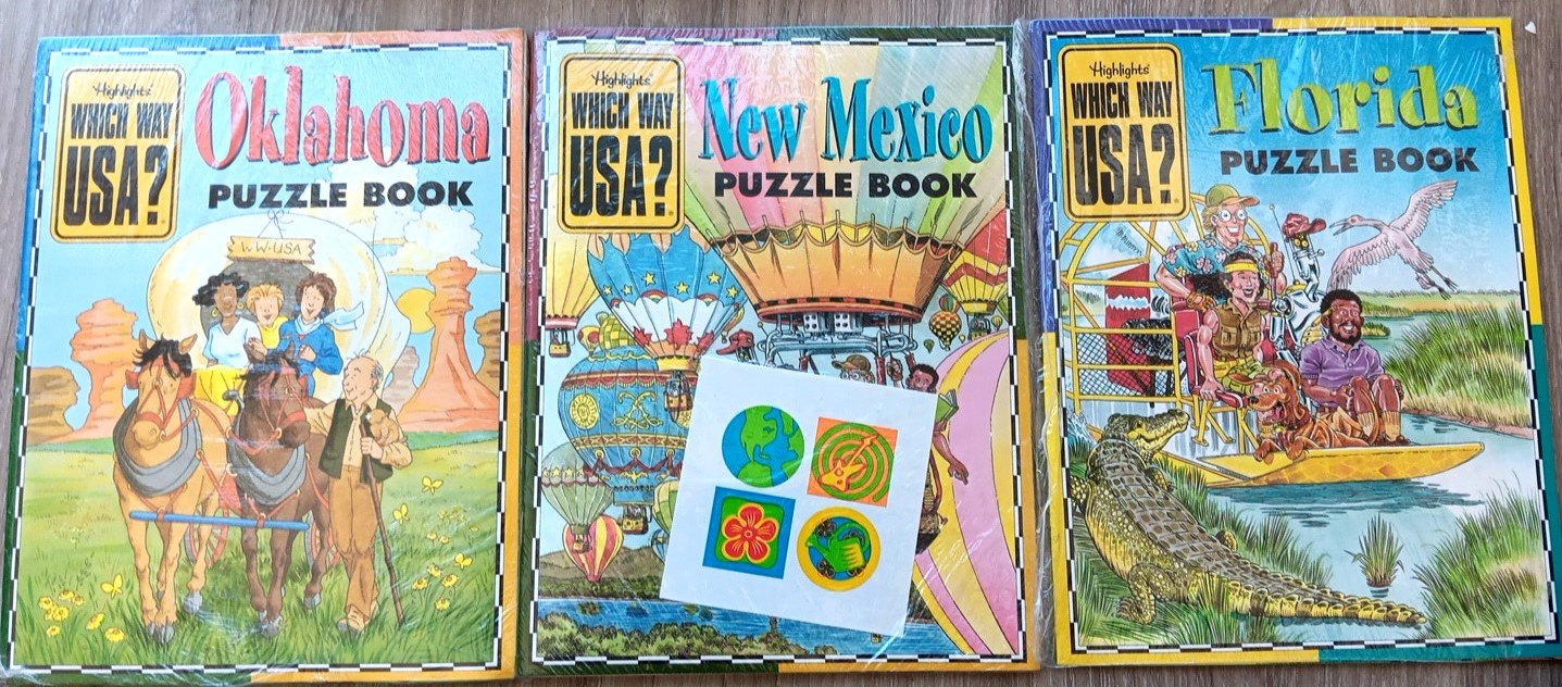 Vintage Highlights Which Way USA? Lot of 19 States – Mix of Sealed and Open