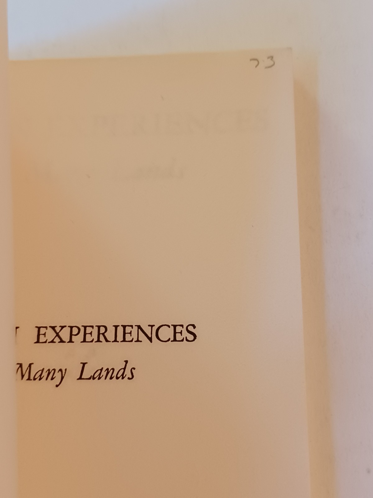 DEMON EXPERIENCES IN MANY LANDS Strange Occurrences PB Moody Press 1960