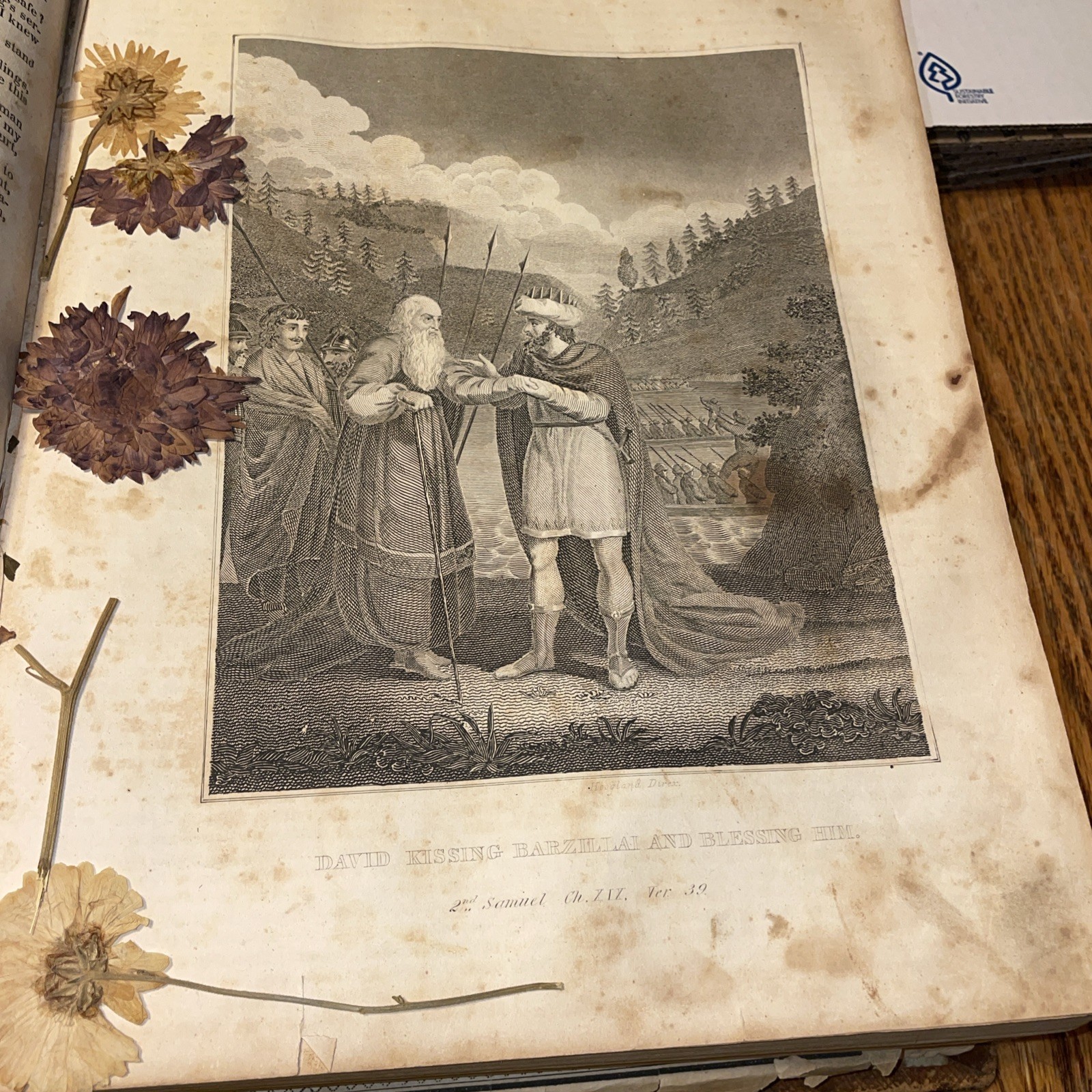 1833 Sherwood family Bible apocrypha & Index By NY N. J. White 1833