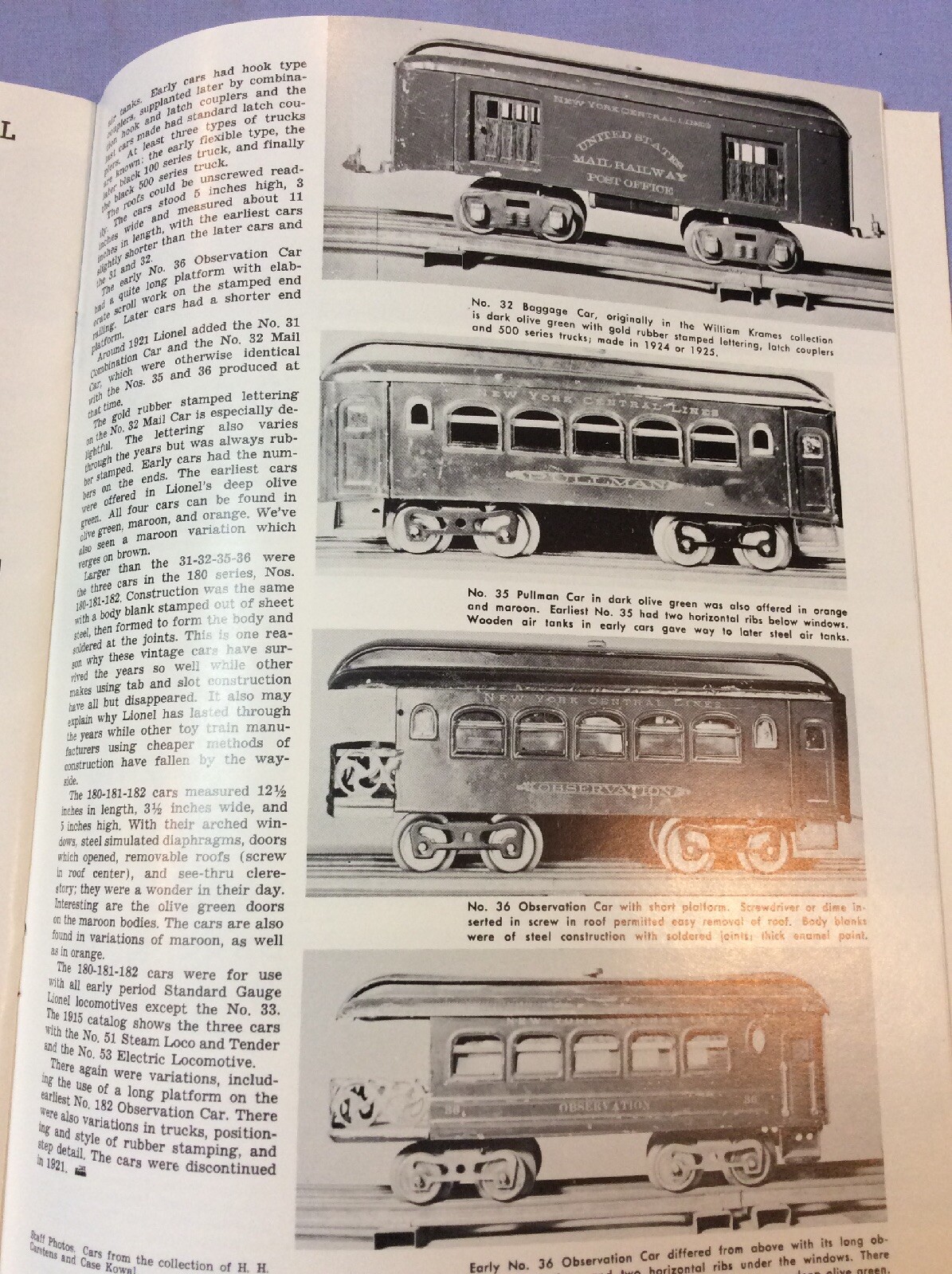 Toy Trains Of Yesteryear SC 35 Pages 1987 Nice Condition #471