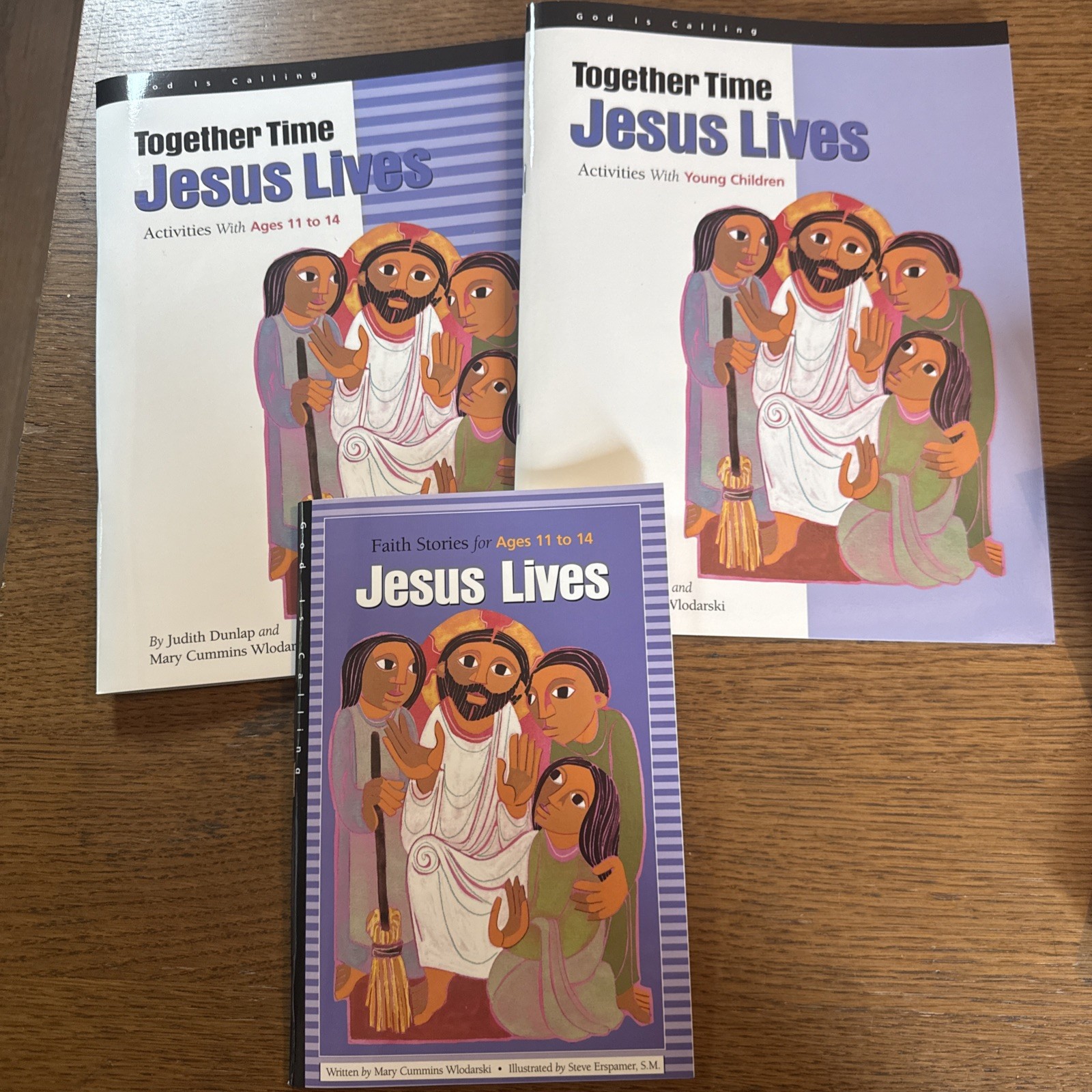 Together Time: Jesus Lives Activities With Young Children, 11-14 & storybook lot
