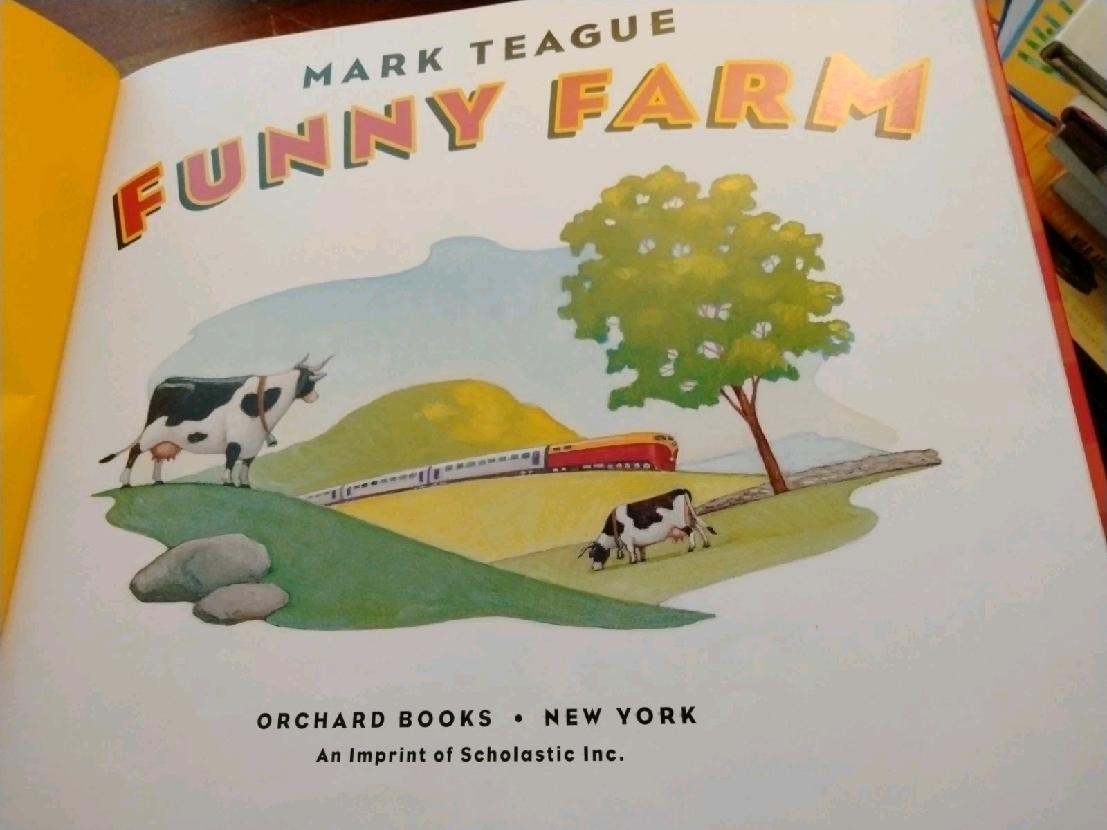 Funny Farm by Mark Teague HC/1st Ed., 1st Pnt LN 2009