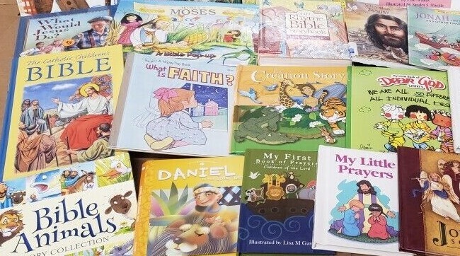 Lot 8 Christian Child Prayer Bible Jesus Story or Board Book Religion RANDOM MIX