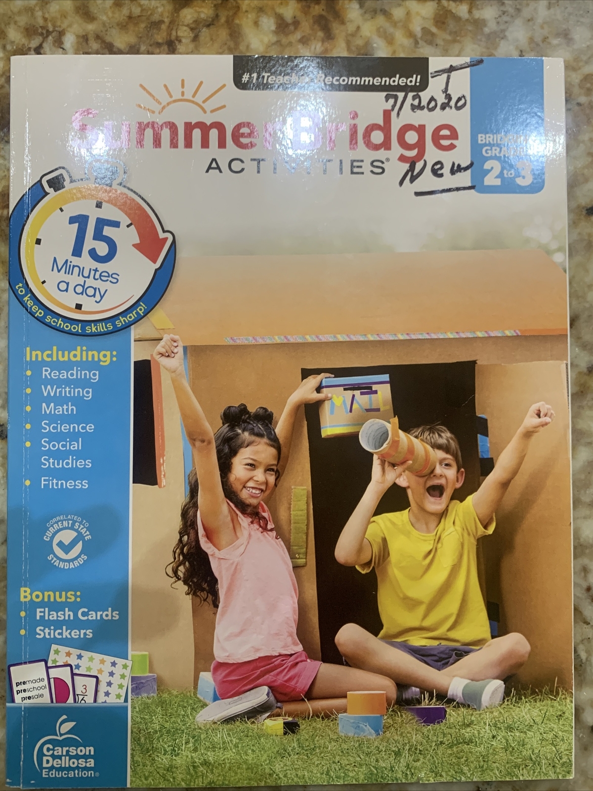 Summer Bridge Activities – Grades 2 – 3, Workbook for Summer Learning Loss, Ma..