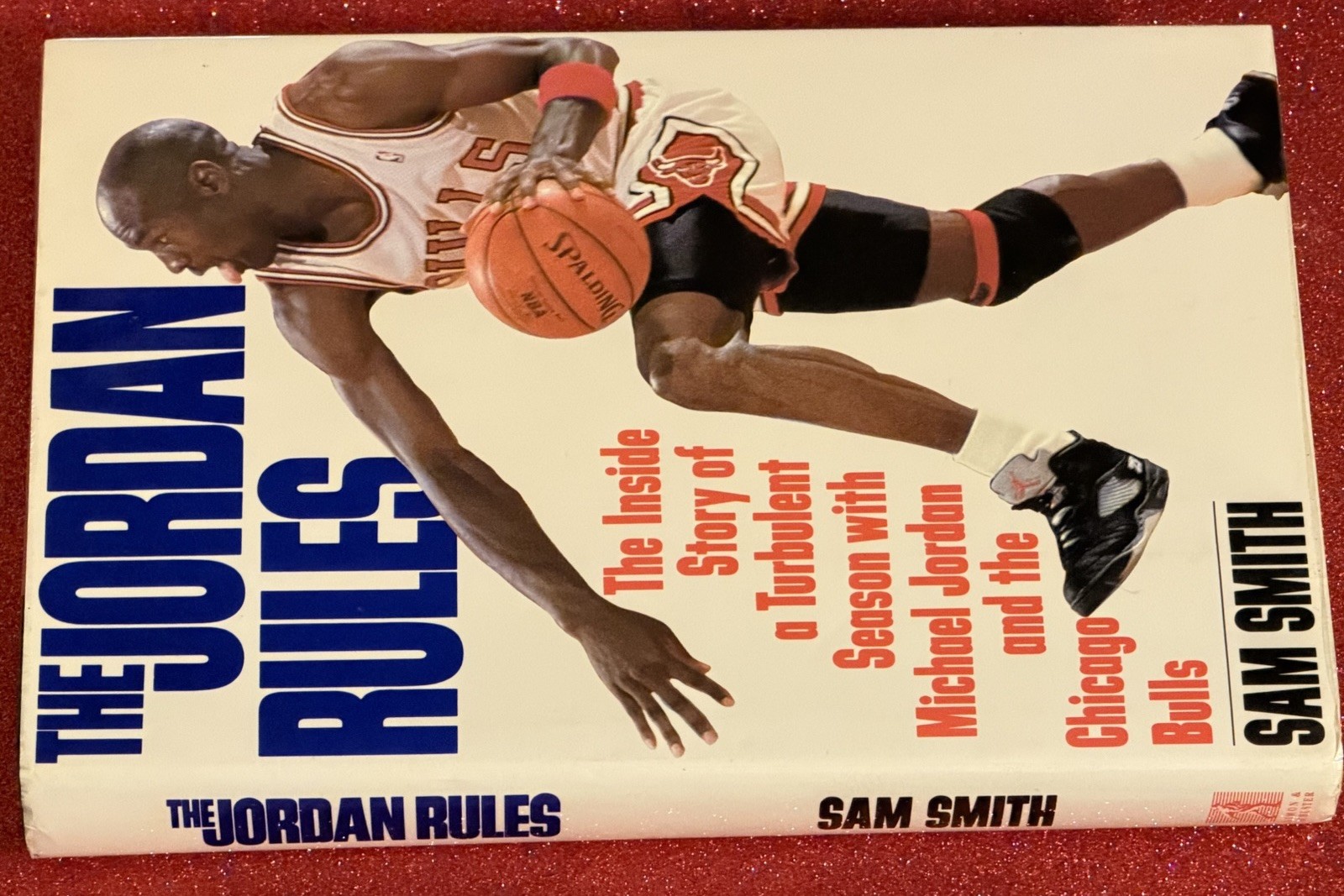THE JORDAN RULES by SAM SMITH First Edition HARDCOVER 1992 *MICHAEL JORDAN *RARE