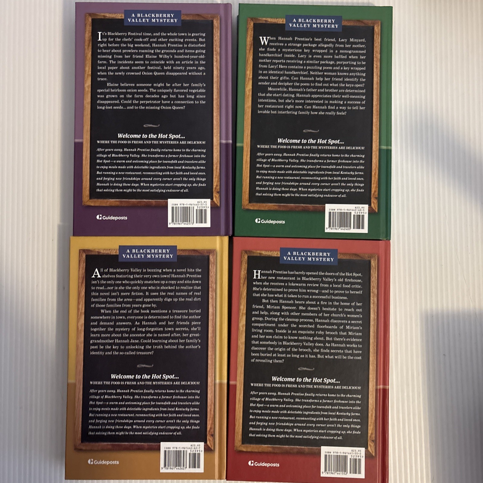 Lot of 4 Roseanna M. White Hardcover Historical Fiction Romance Christian Books