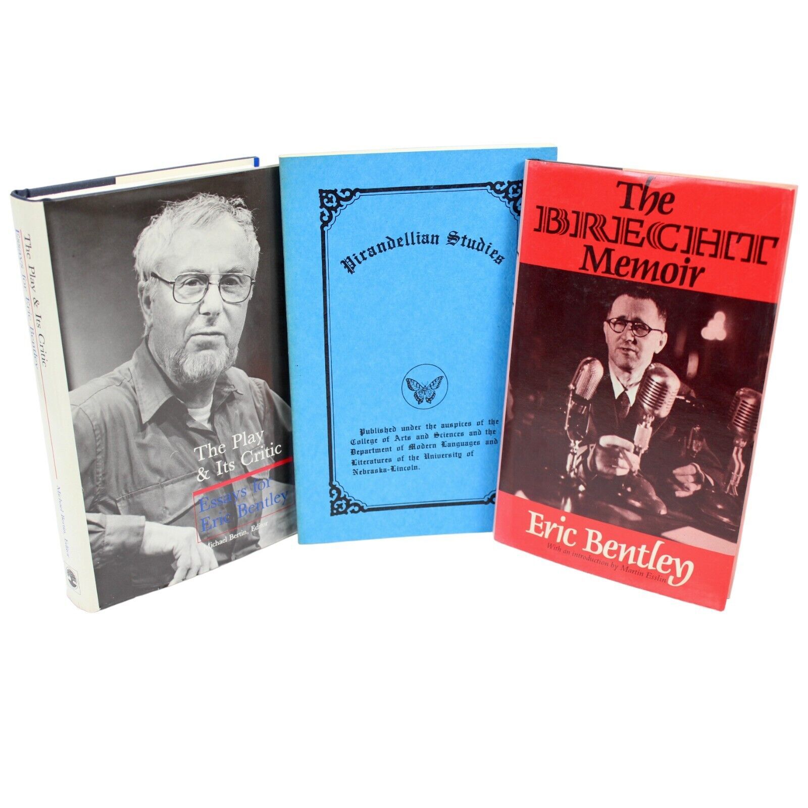 BERTOLT BRECHT MEMOIR PIRANDELLO ERIC BENTLEY SIGNED CRITIC THEATRE PLAYS SHAW