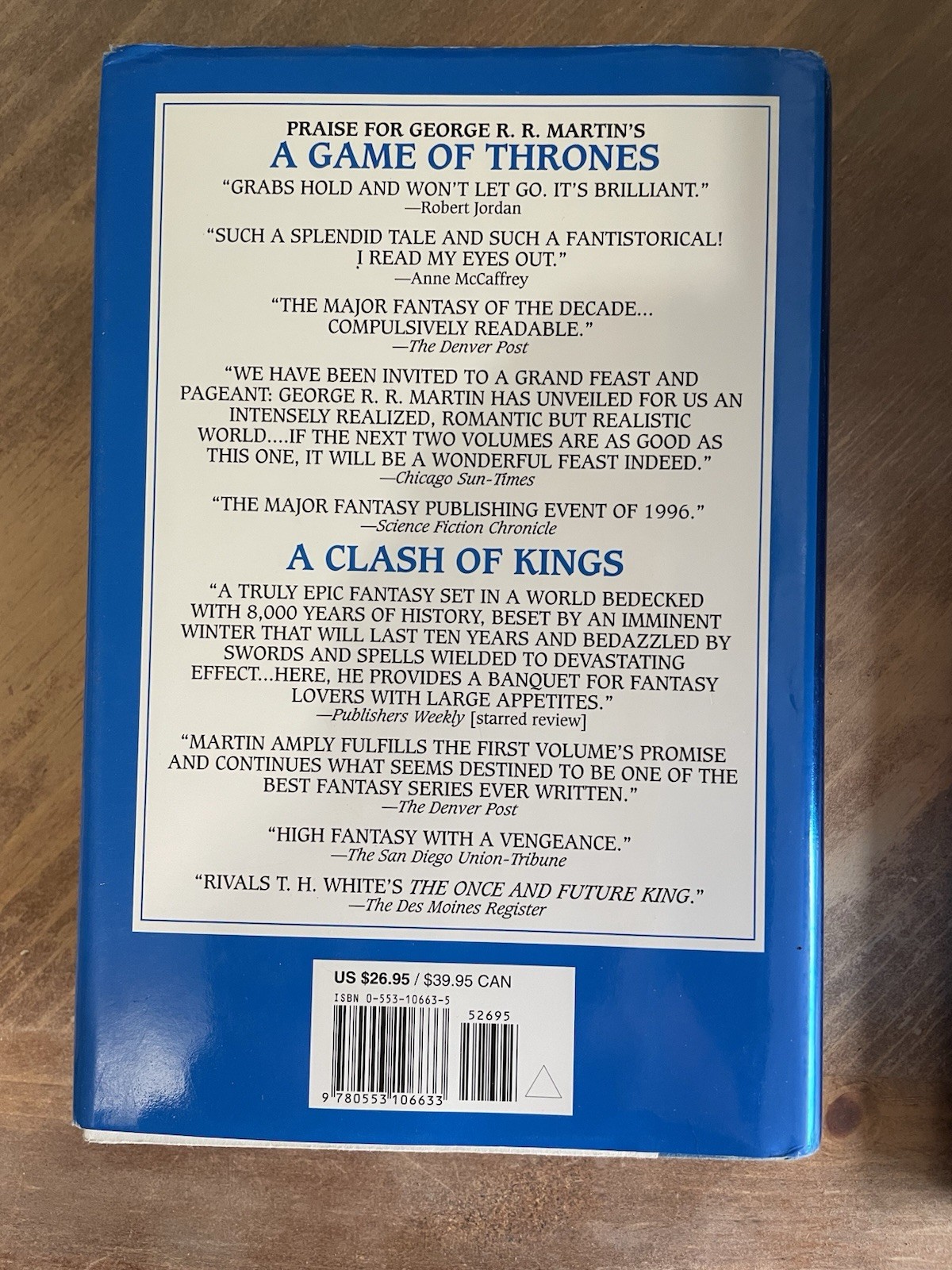 George R. R. Martin A Storm of Swords Hardcover 2000 A Song of Ice and Fire