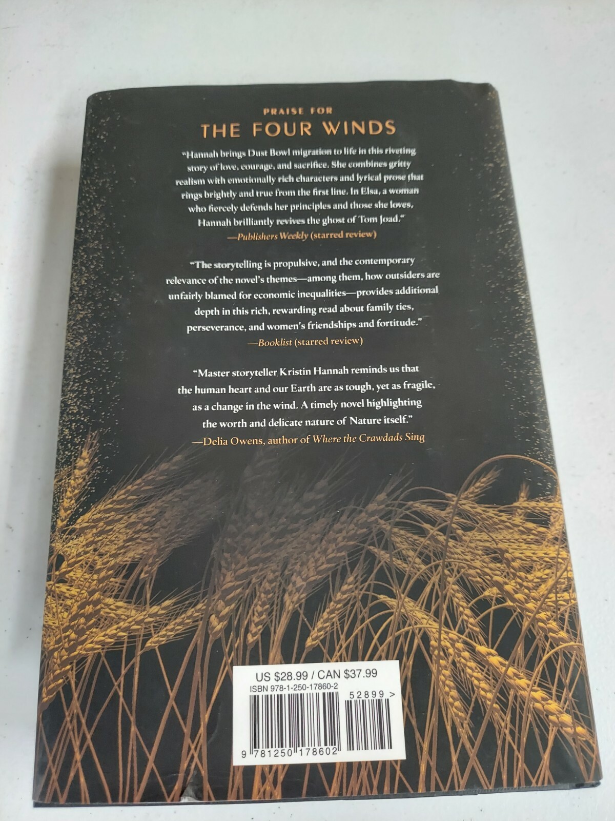 The Four Winds by Kristin Hannah(2021,Hardcover) First Edition
