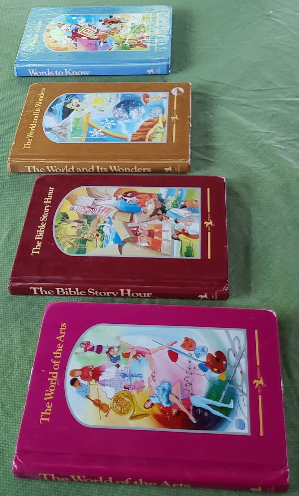 Child Horizons Set of 7 Hard Cover Children Books Home School Learning