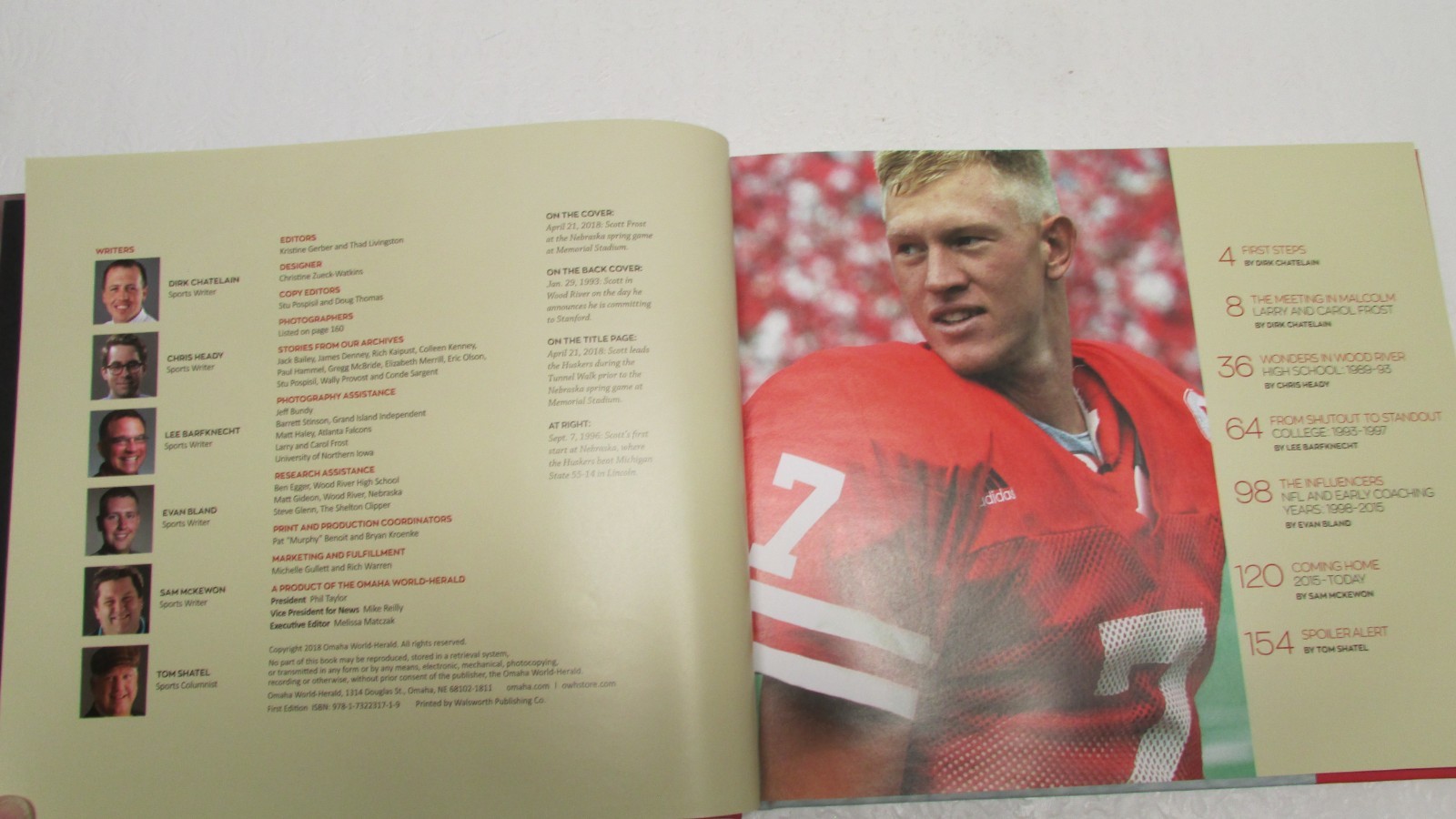 Frost A Husker’s Journey Home Illustrated Omaha World Herald HC Book