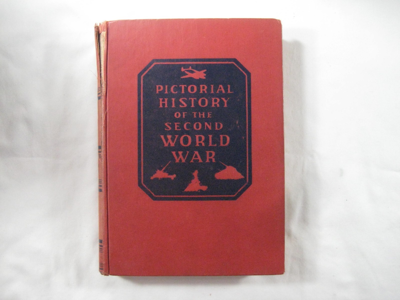 Lot books 10 volumes Pictorial History of the 2nd World War all 1940s editions