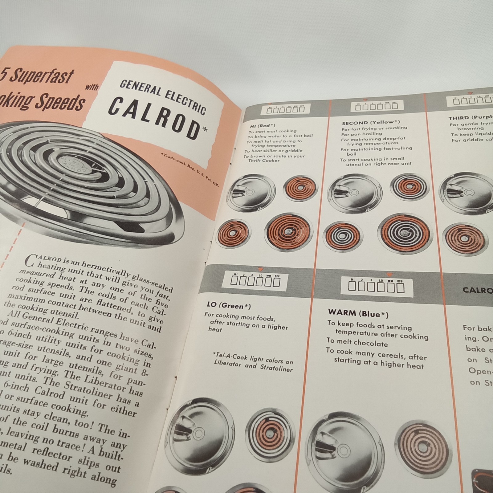 Vintage 1950s Cookbook Enjoy Speed Cooking General Electric Range 79 Pages