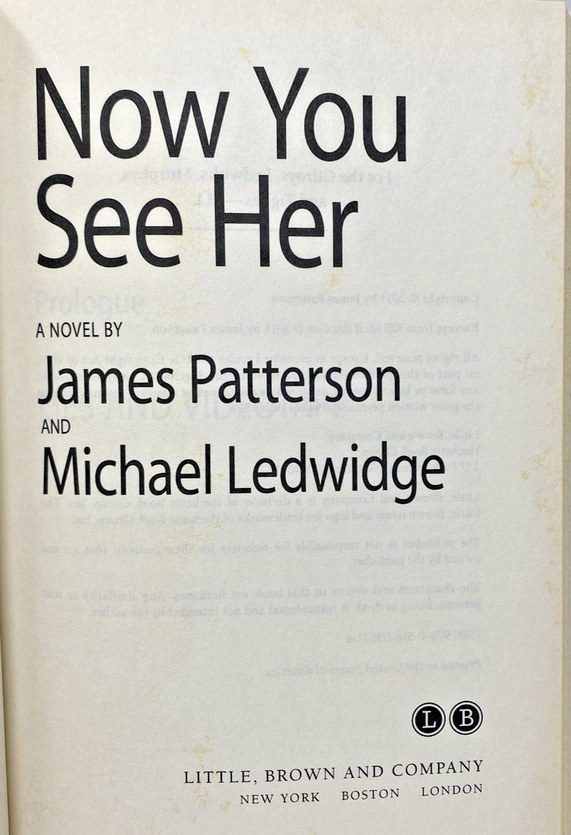 James Patterson Lot of 3 HC Bks~ Roses Are Red, Kill Alex Cross, Now You See Her