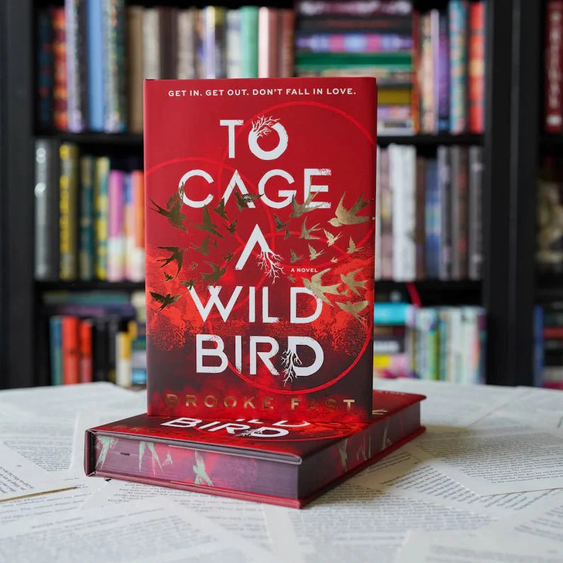 LitJoy Exclusive To Cage a Wild Bird Brooke Fast Signed HC Sealed Art Edges NEW