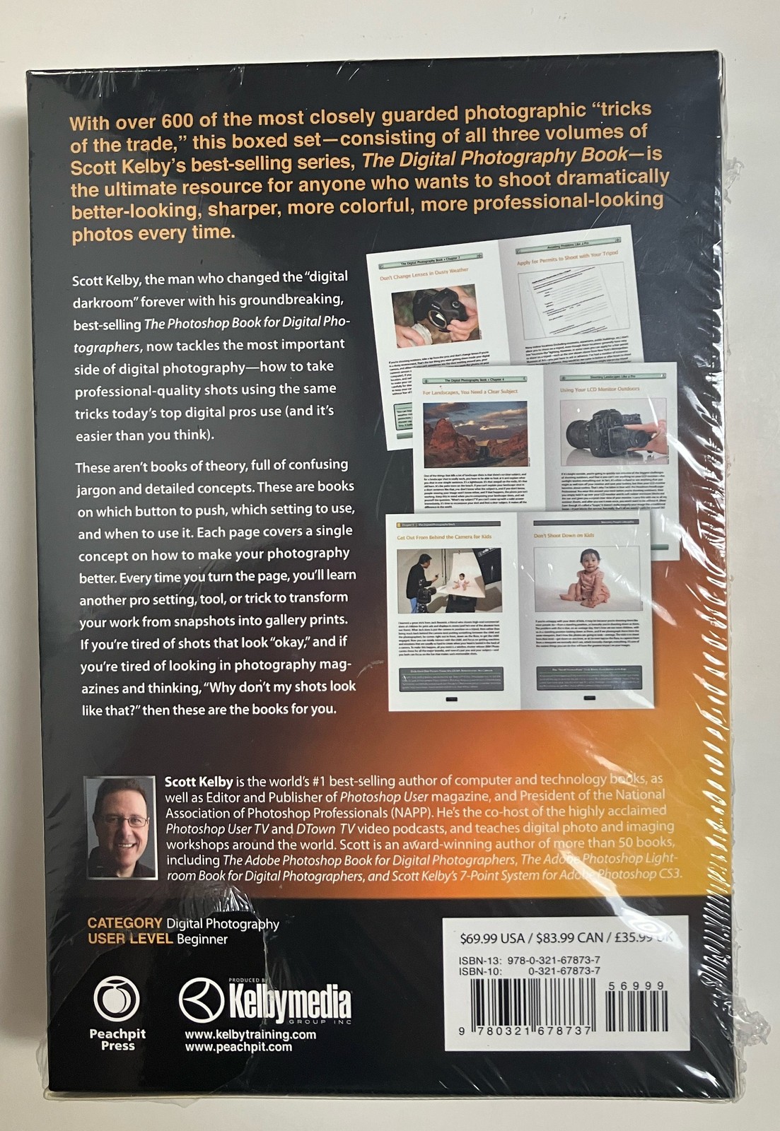 SEALED Scott Kelby’s Digital Photography Boxed Set Book 1 2 & 3