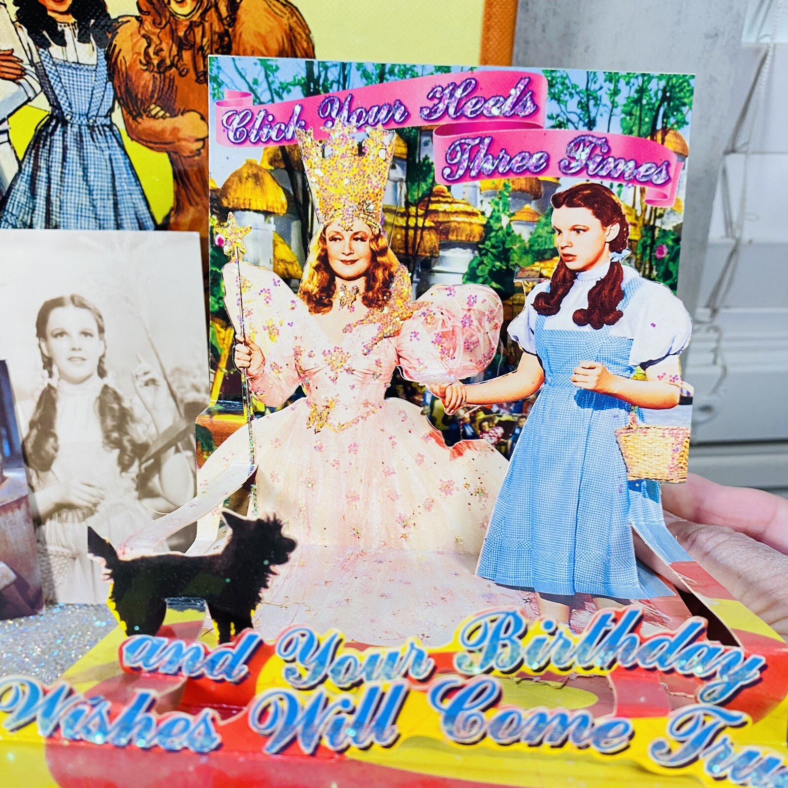 Lot Of Making of the Wizard of Oz Paper Book 2 Post Cards 2 Greeting Cards 1 Bag