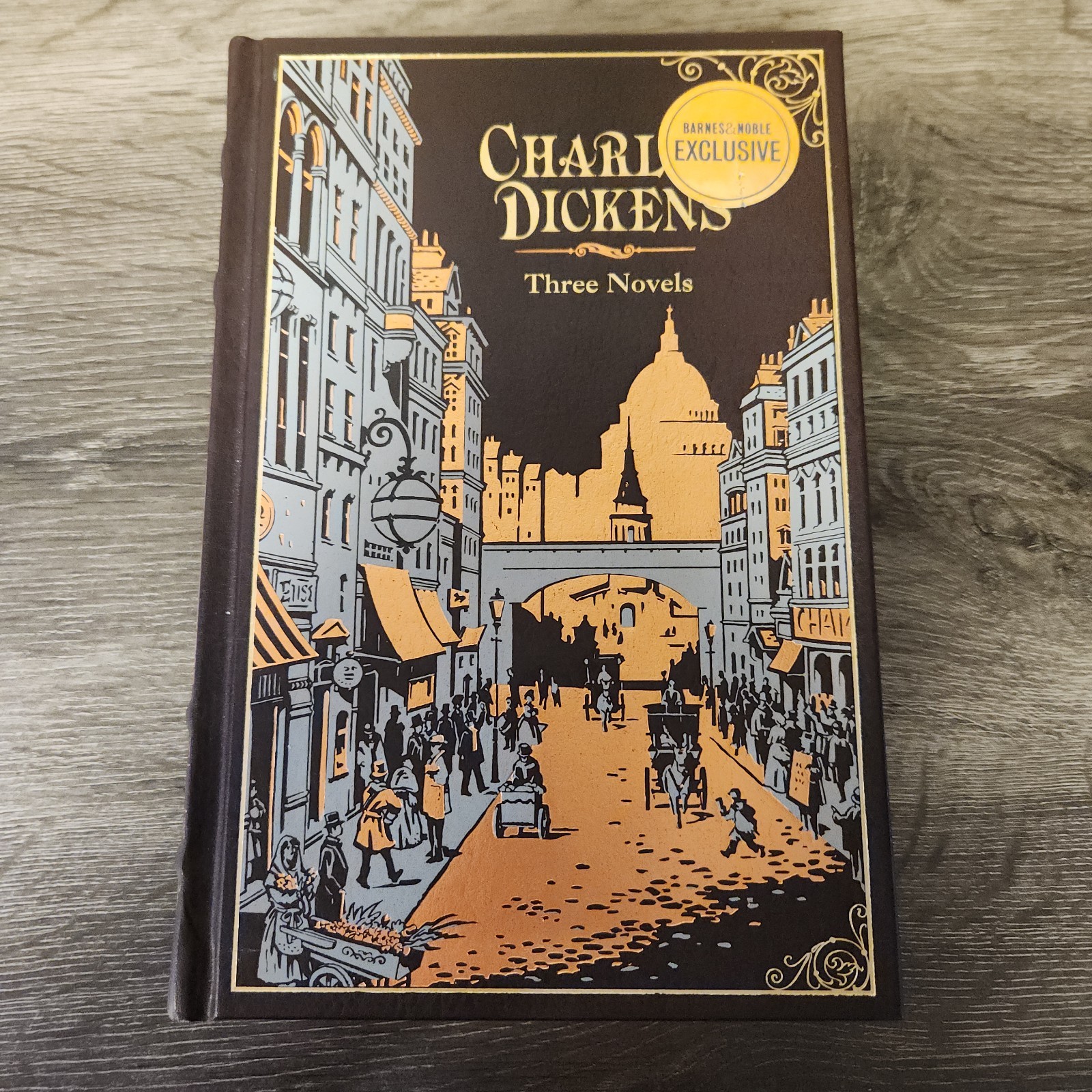 Charles Dickens: Three Novels Bonded Leather Collectible Edition Barnes & Nobles