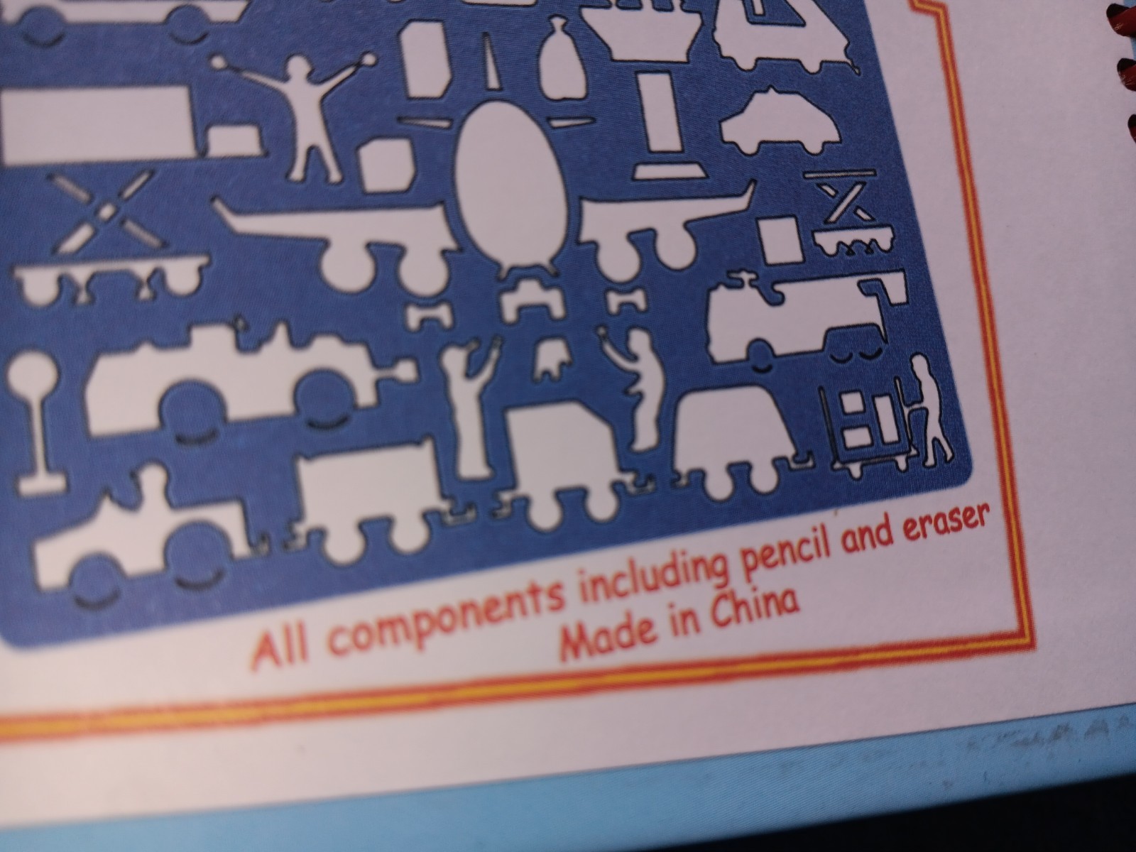 MY TRAVEL STENCIL KIT Book Kids Art Markers Paper Animals Transportation NOS New
