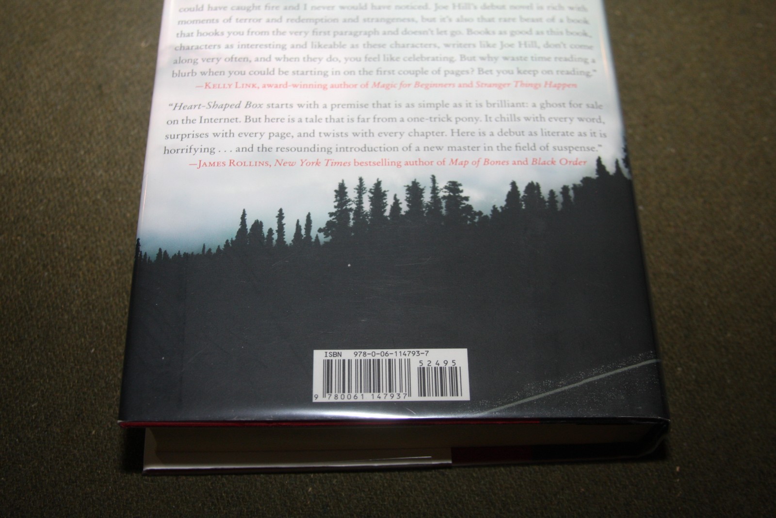 Heart-Shaped Box by Joe Hill 2007 HC 1st Edition/4th Print William Morrow