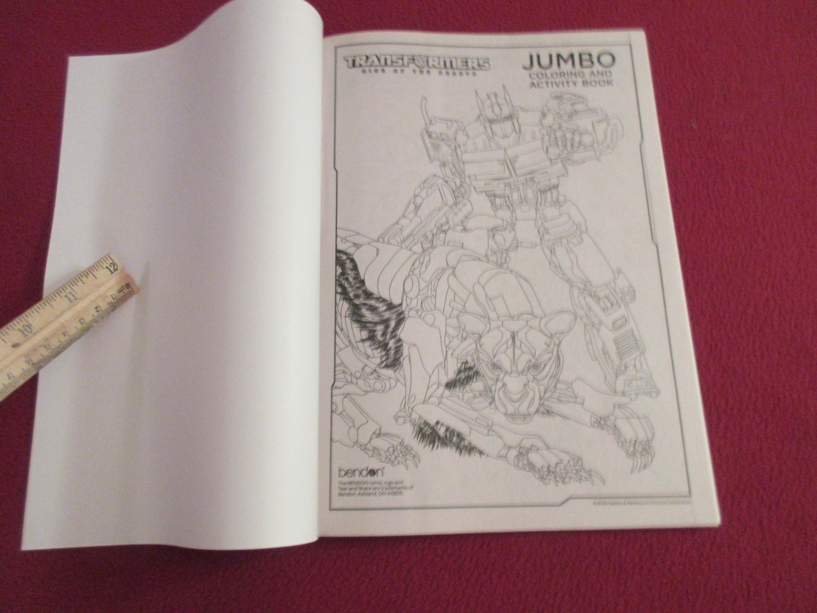 2023 Transformers Rise of the Beasts Jumbo Coloring & Activity Book – 80 Pages