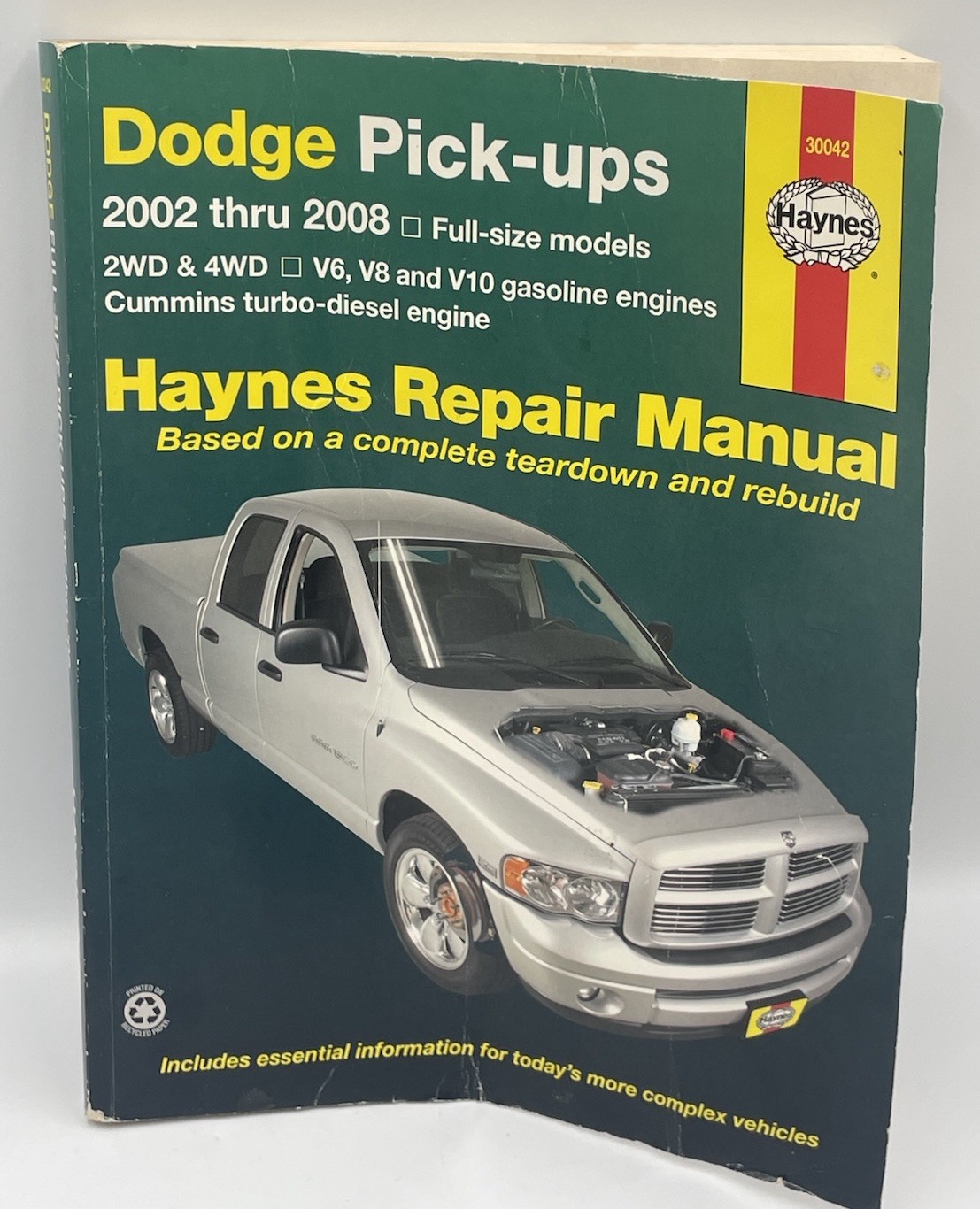 Haynes Repair Manual for Dodge Pick-ups 2002-2008 30042 **USED**