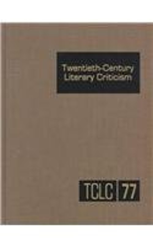Twentieth-Century Literary Criticism Hardcover Gale Group