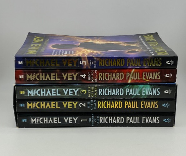 Michael Vey Books #1 2 3 Boxed Paperback Set Plus #4 & 5 by Richard Paul Evans