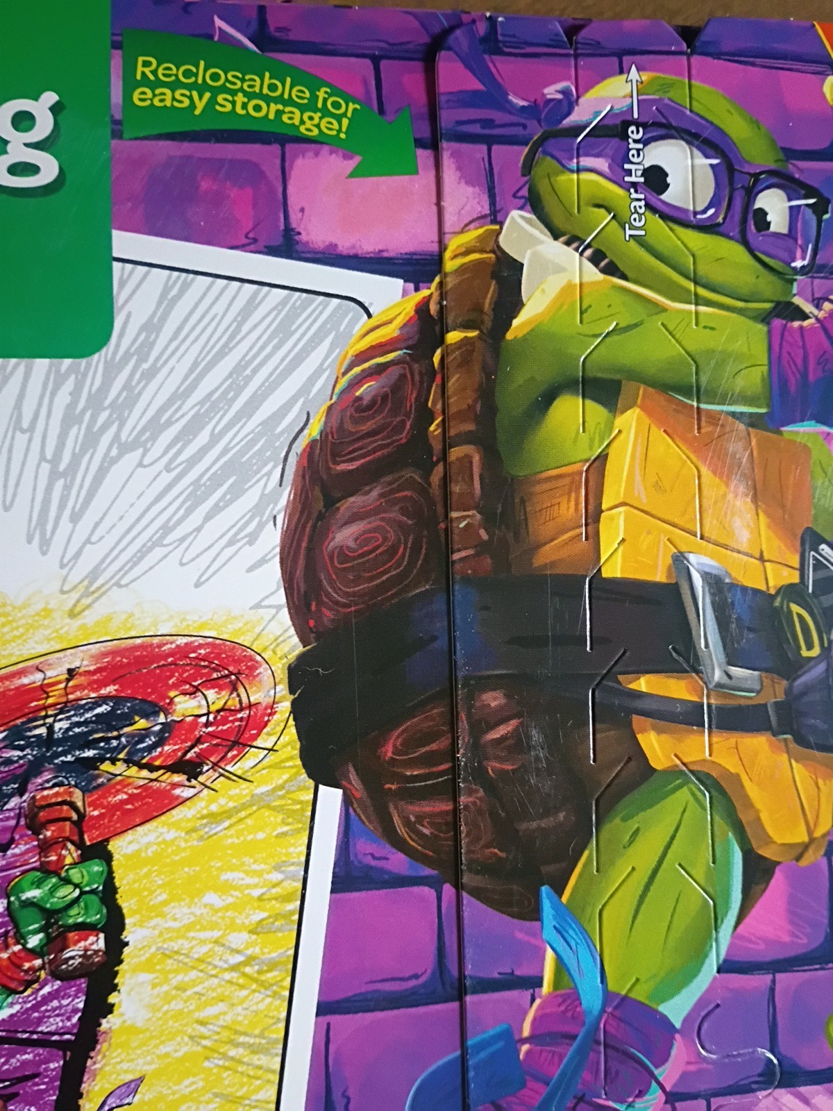 Teenage Mutant Ninja Turtle Giant Coloring Pages by Crayola 18 pages-Nickelodeon