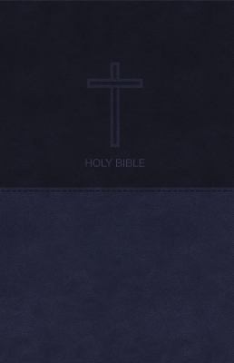 NKJV, Value Thinline Bible, Blue Leathersoft, Red Letter, Comfort Print: Holy Bi