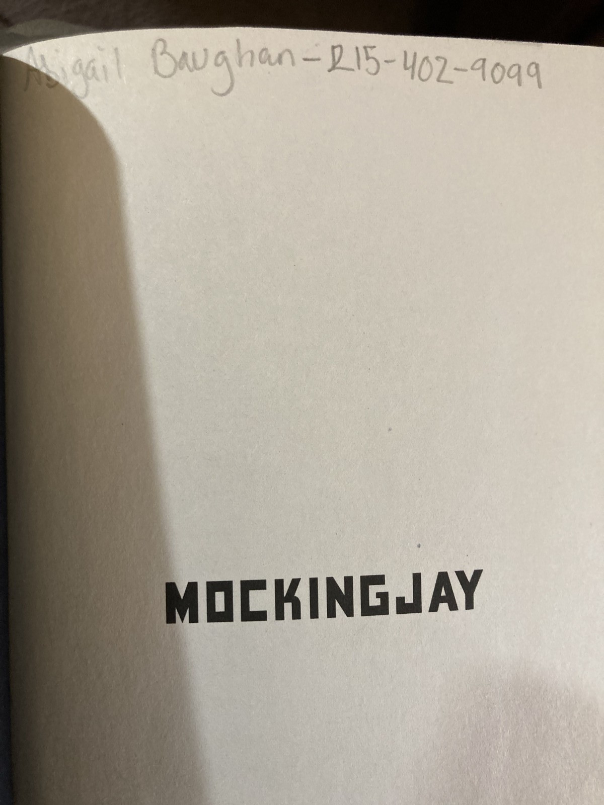 MOCKINJAY , by Suzanne Collins, HC 1st Ed, Good/Very Good