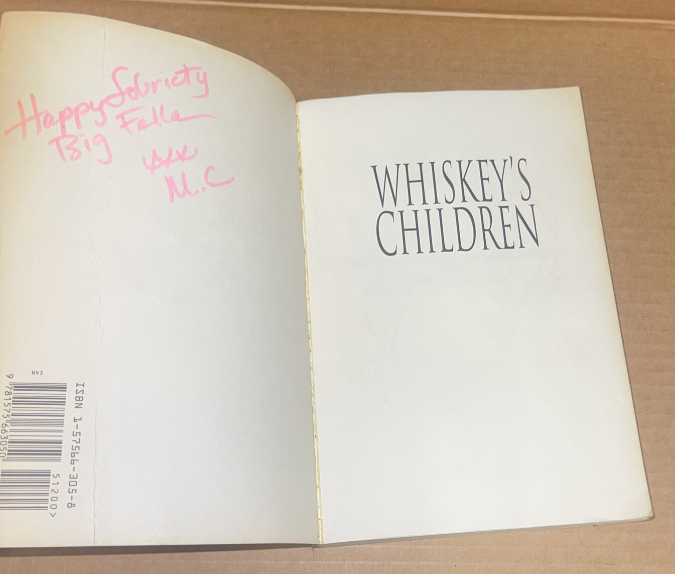 Whiskey’s Children by Larry Kearney, Jack Erdmann and J. Erdmann (1998/PB/GOOD)