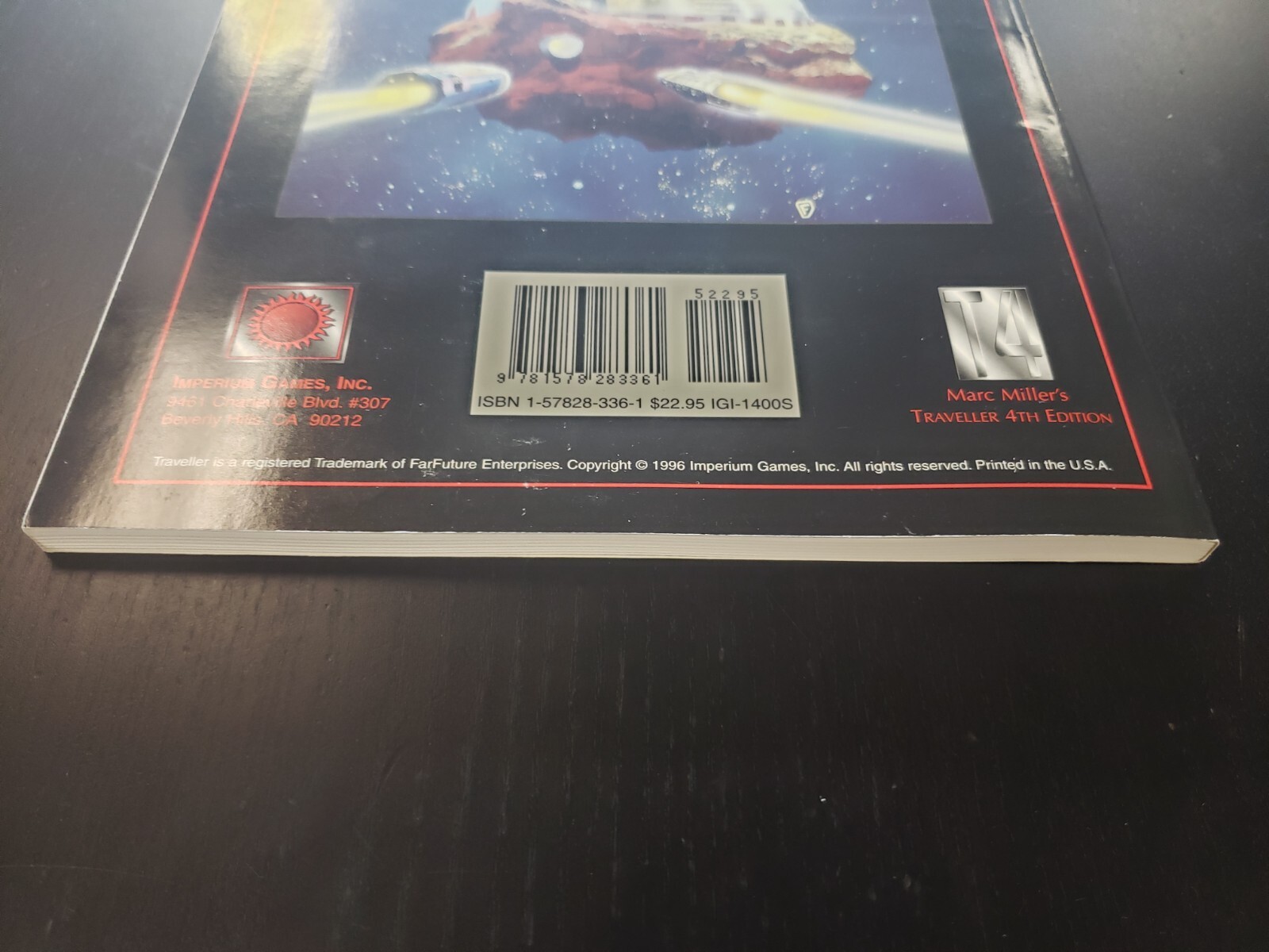 Marc Miller’s Traveller MILIEU O 4th Edition Softcover