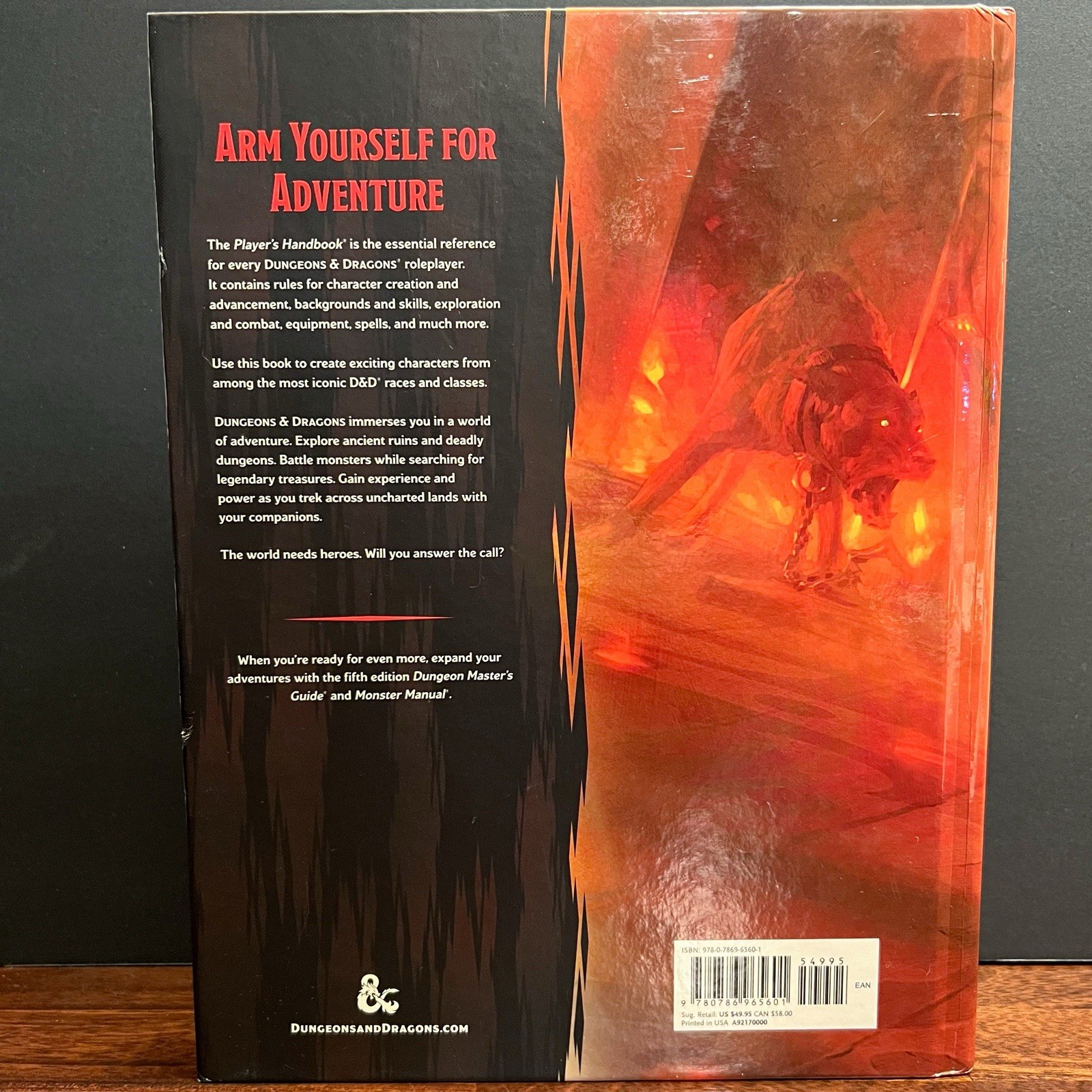 D&D Player’s Handbook 5th Edition Hardcover 2014 4th Printing Dungeons Dragons