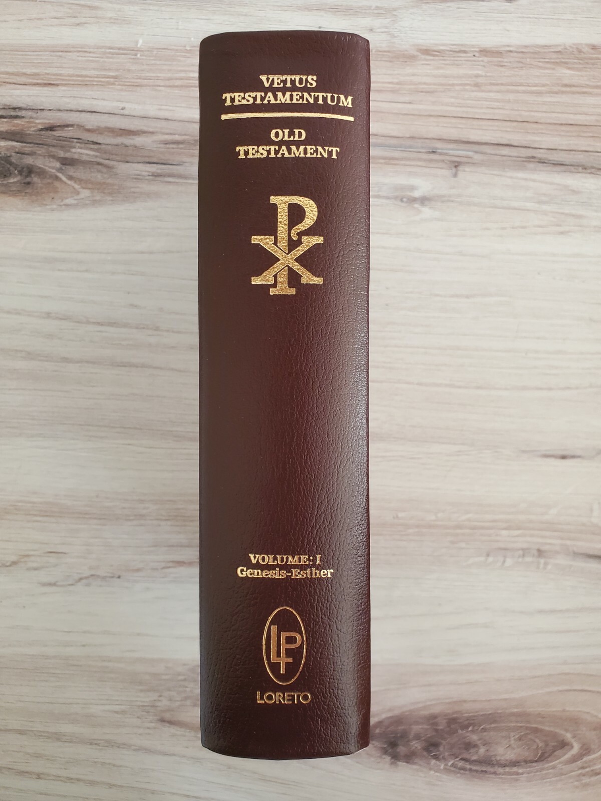 Bible Latin/English The Old Testament Volume 1 Vulgate & Challoner Rheims