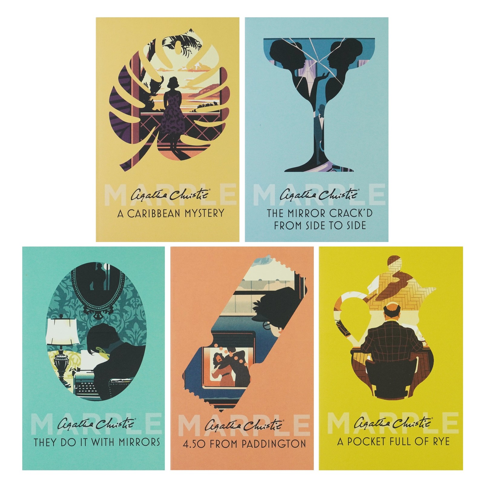 Miss Marple Set 2 by Agatha Christie: 5 Books Set – Fic – PB