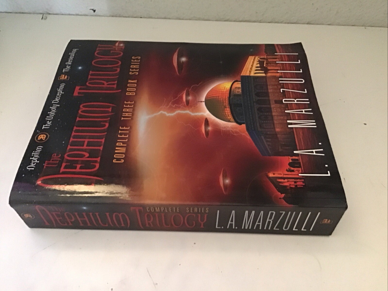 NEPHILIM TRILOGY COMPLETE 3 BOOK SERIES By LA Marzulli Autographed Signed